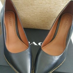 Black Coach heels